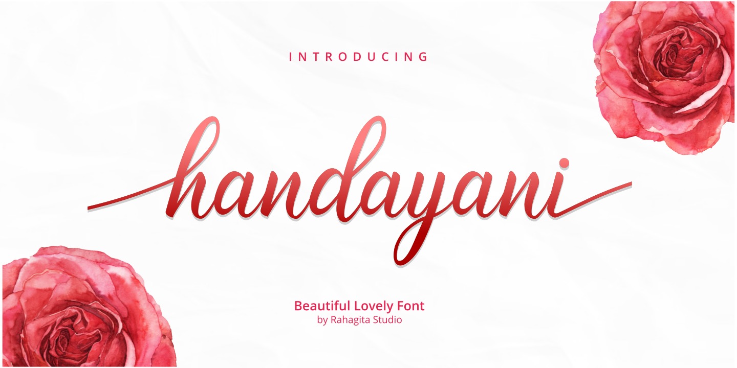 Example font Handayani #1